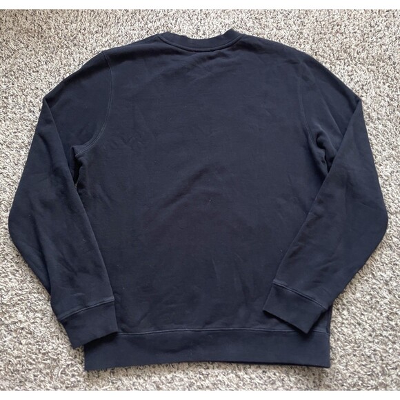 Sunspel Sweatshirt Mens Large Black Crewneck Portugal - Picture 5 of 7